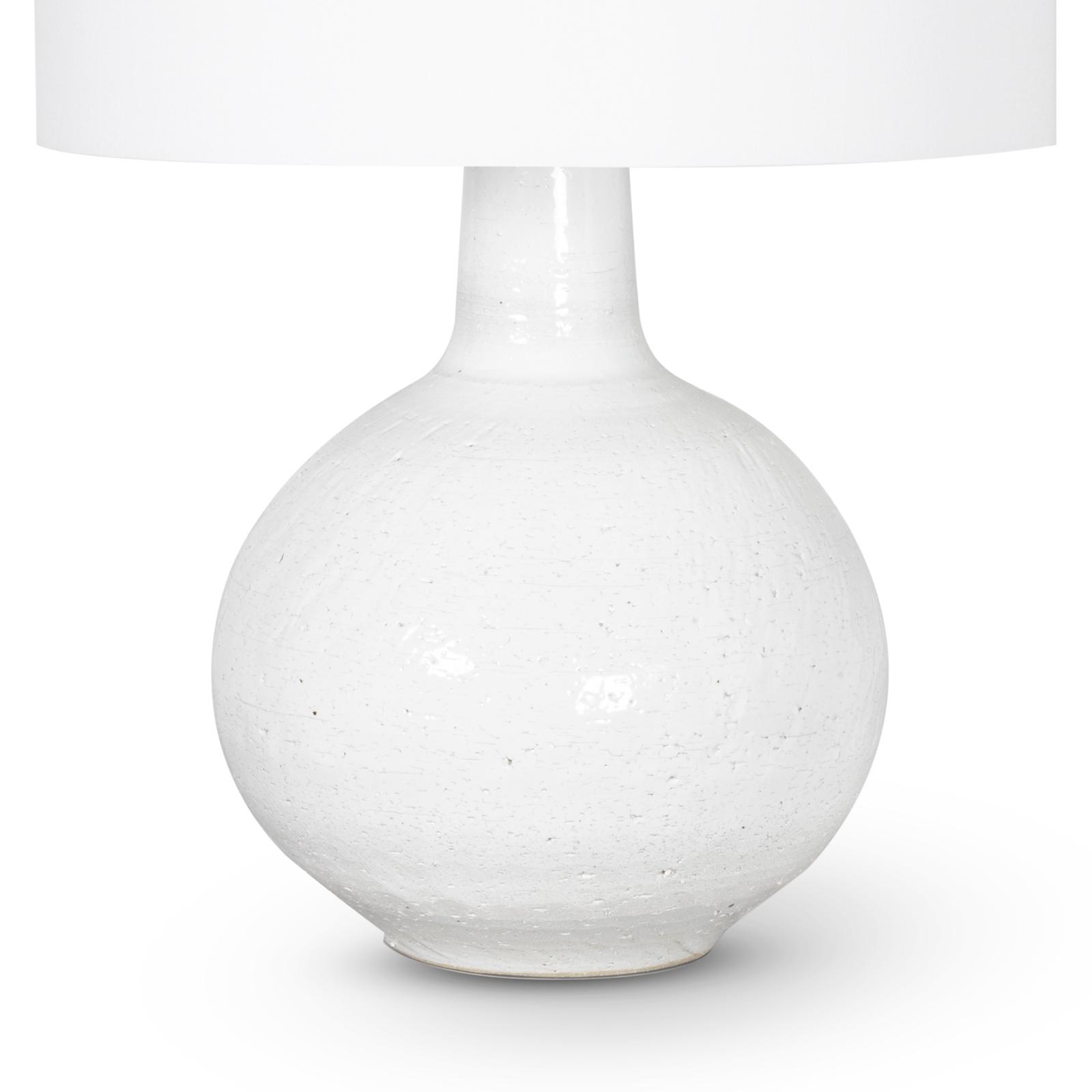 Clemente Ceramic Table Lamp (Earthenware White) | Regina Andrew
